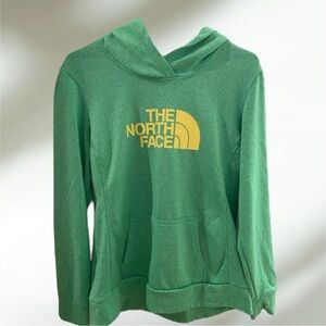GUC~ North Face Hoodie, green in color, size xl.